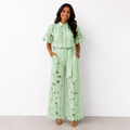TWO-PIECE EMBROIDERED SET FOR WOMEN