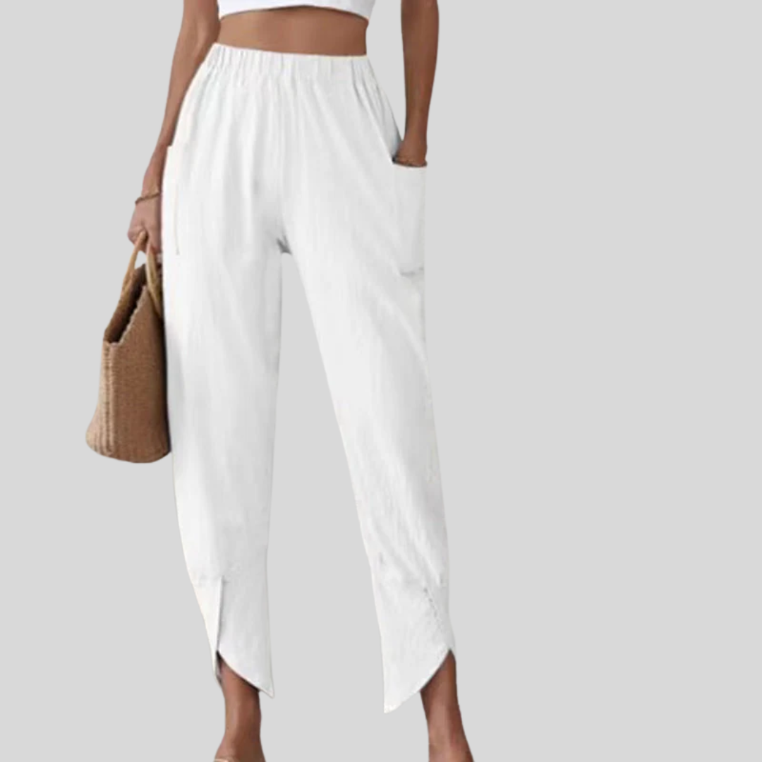 Essari - Trousers with Slit Hem