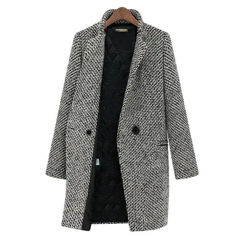 Kiara Coat | Elegant Long Wool Coat