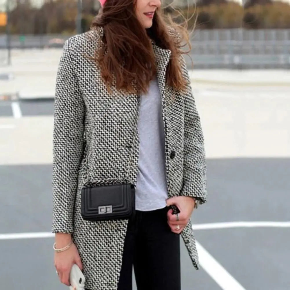 Kiara Coat | Elegant Long Wool Coat