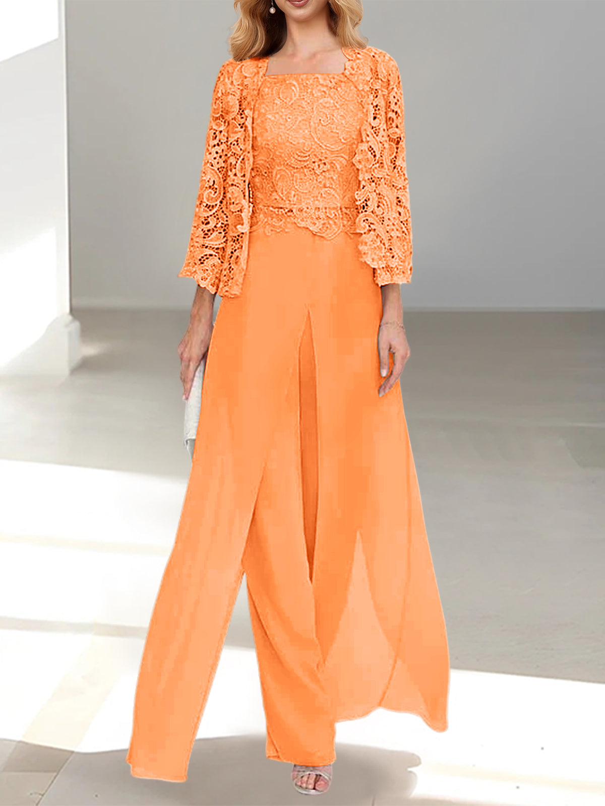 ELEGANT CHIFFON TROUSER SET FOR WOMEN