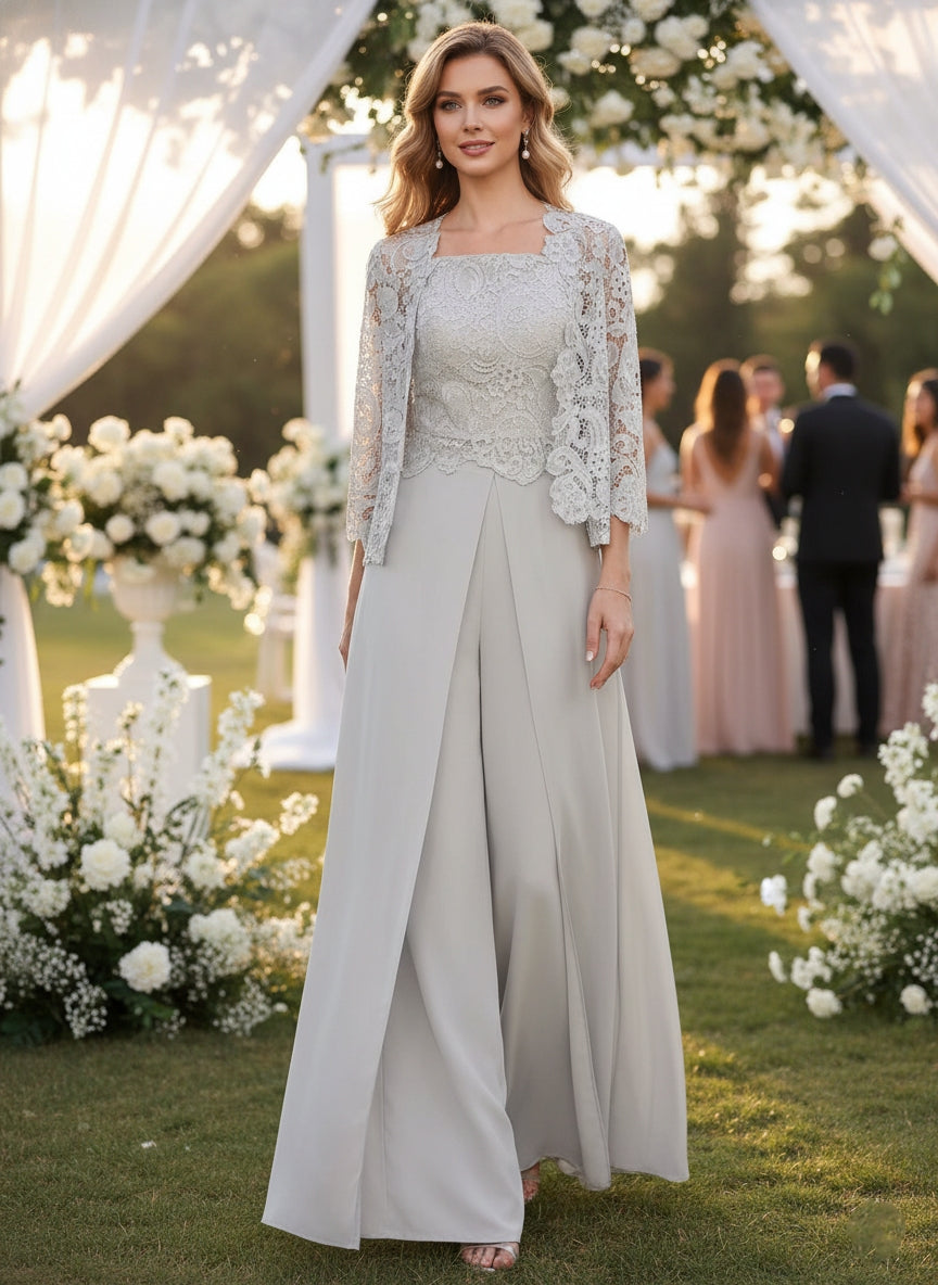 ELEGANT CHIFFON TROUSER SET FOR WOMEN