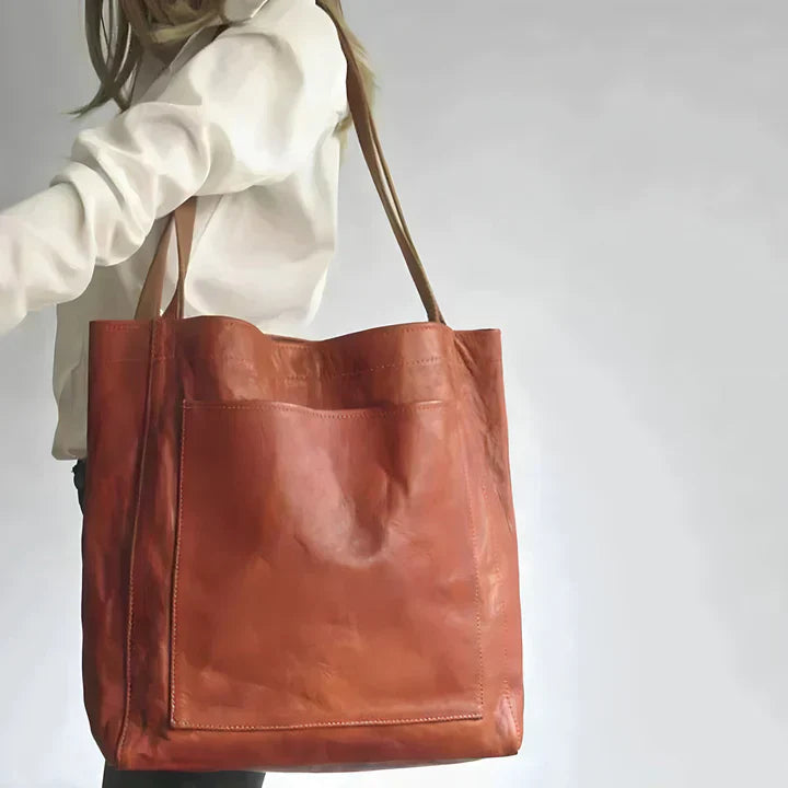 Kimberly™ | Classic Leather Handbag