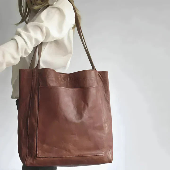 Kimberly™ | Classic Leather Handbag
