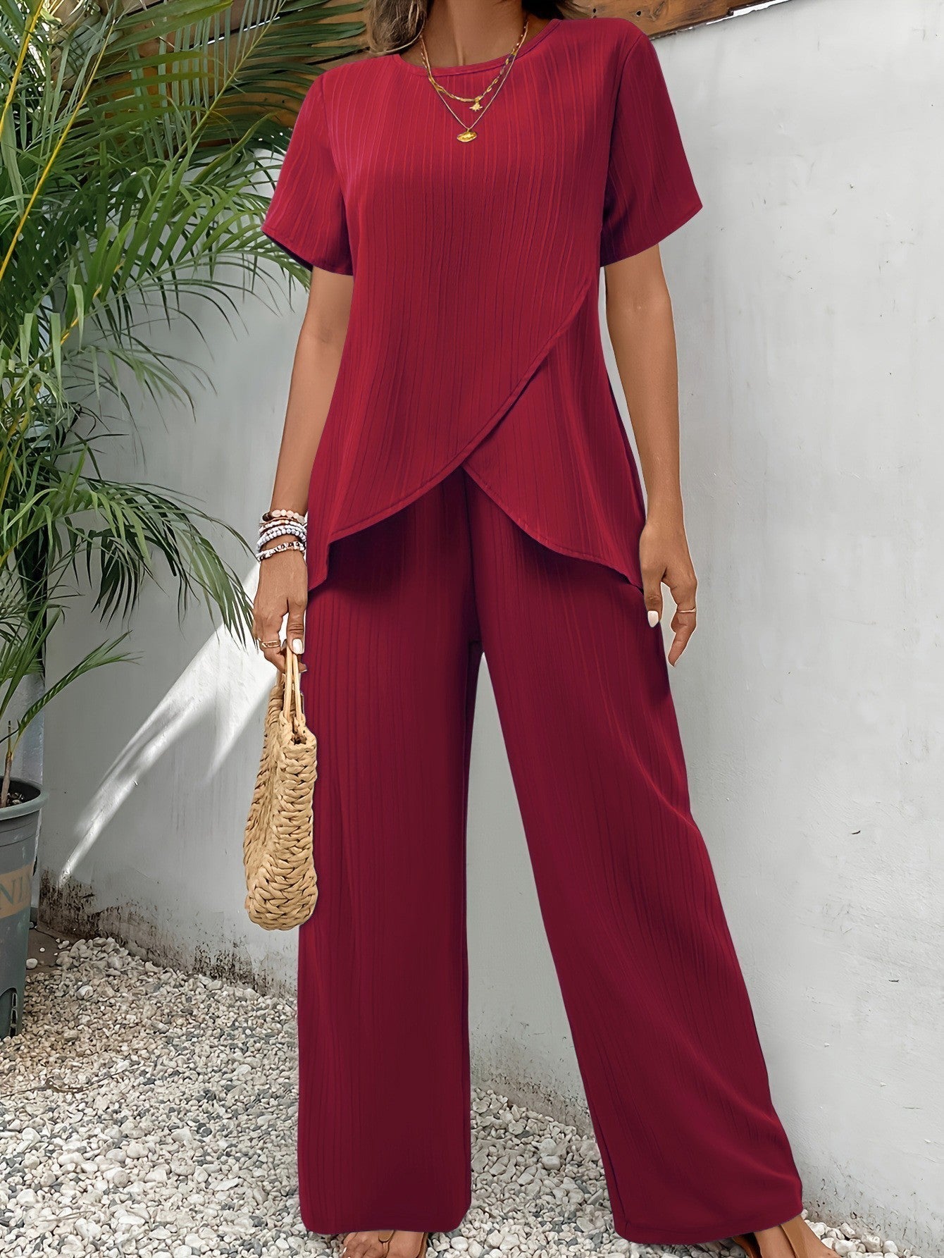 RIBBED SET FOR WOMEN