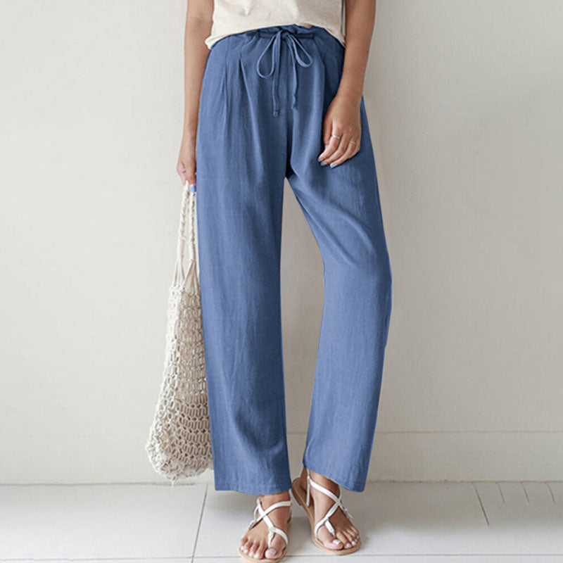 Vara - Relaxed Trousers with Drawstring