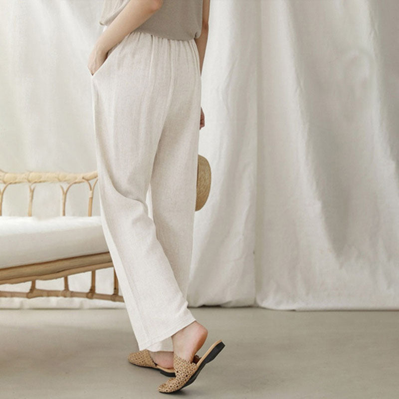 Vara - Relaxed Trousers with Drawstring