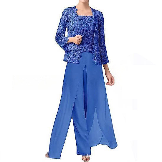 ELEGANT CHIFFON TROUSER SET FOR WOMEN