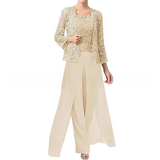 ELEGANT CHIFFON TROUSER SET FOR WOMEN