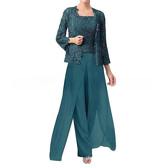 ELEGANT CHIFFON TROUSER SET FOR WOMEN