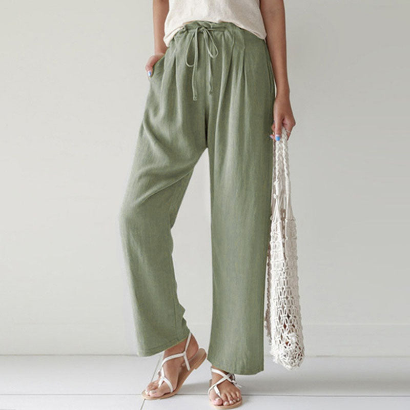 Vara - Relaxed Trousers with Drawstring