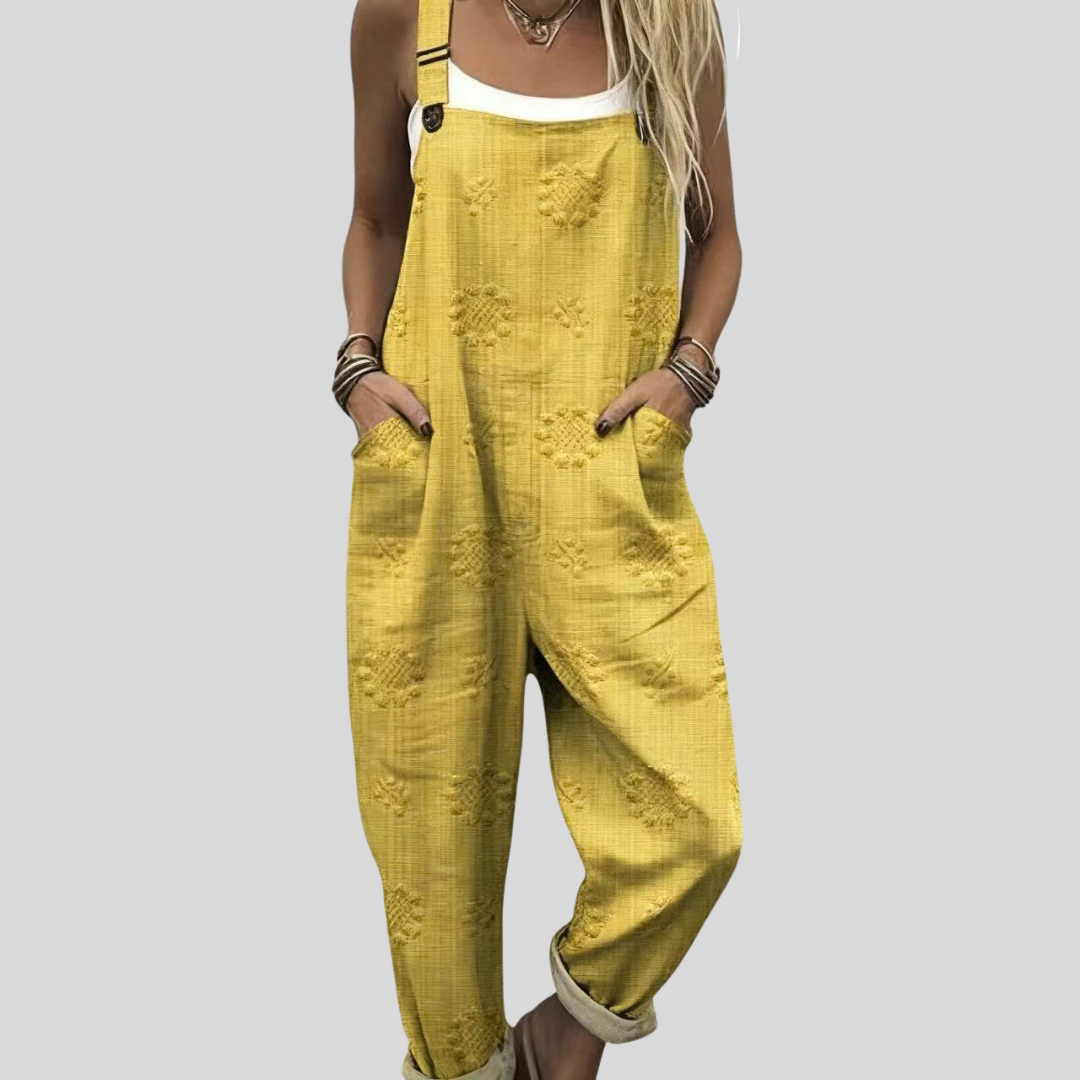 Dungarees in Sunny Mustard Yellow