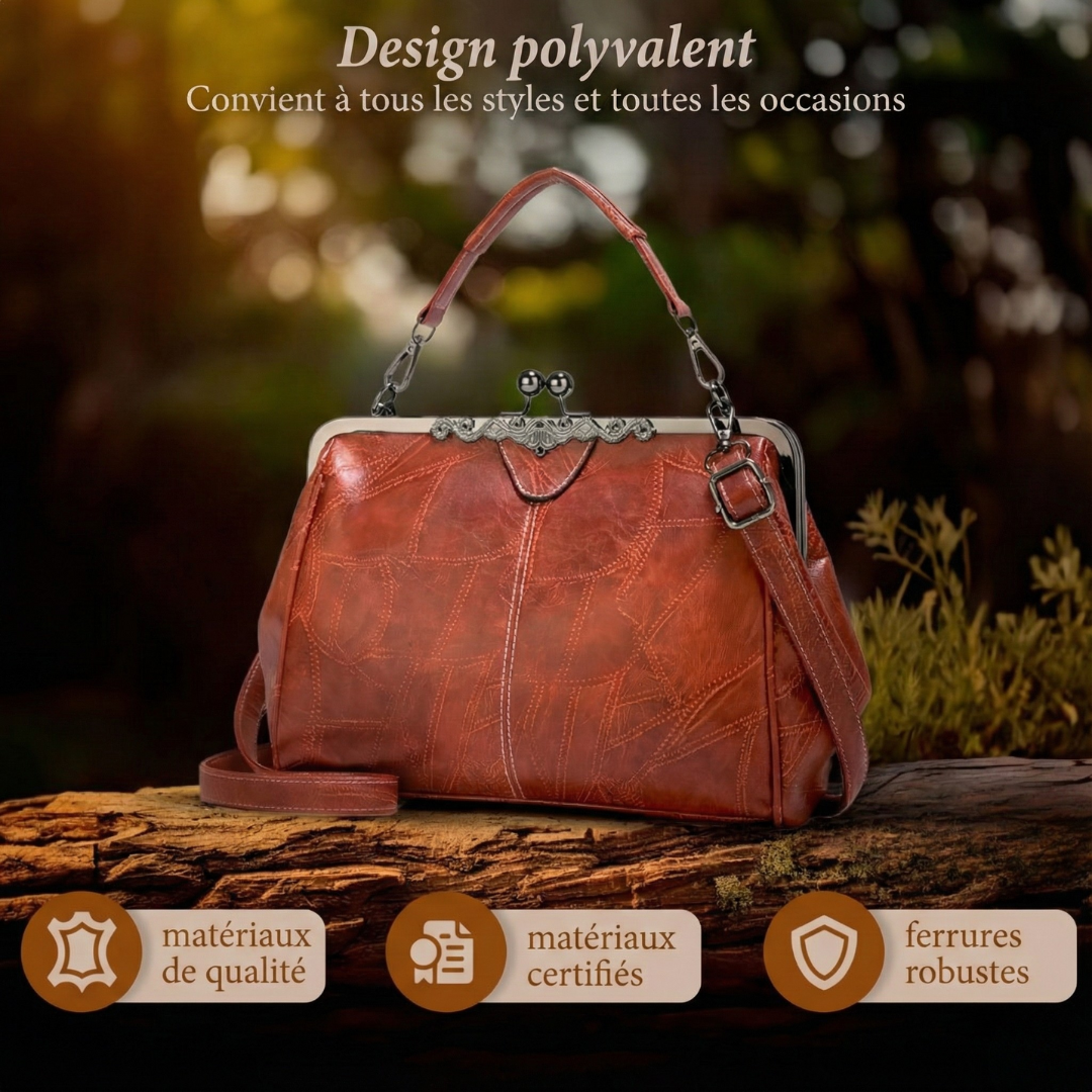 Lily™ | Vintage Leather Handbag