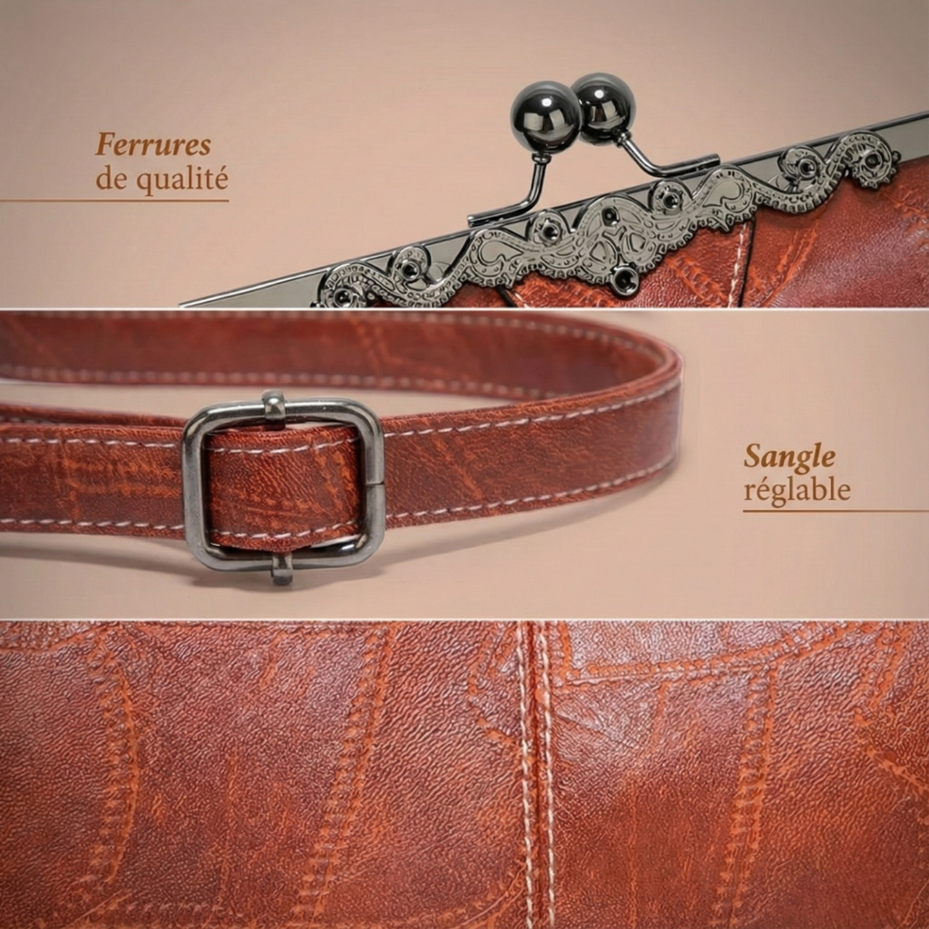 Lily™ | Vintage Leather Handbag