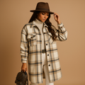 Mia Checked Wool Jacket | Women's Outerwear