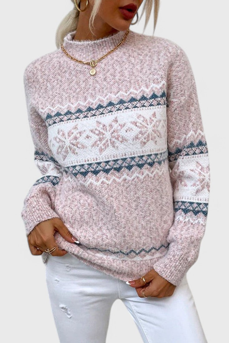Elegant Snowflake Jumper