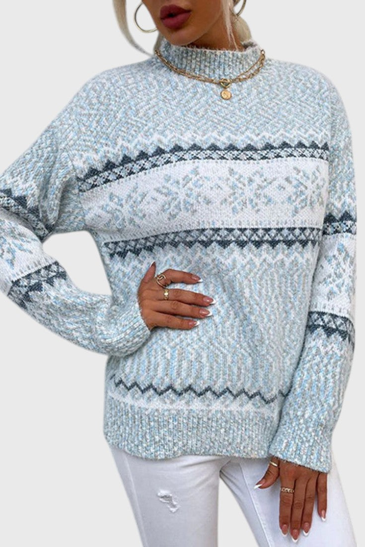 Elegant Snowflake Jumper