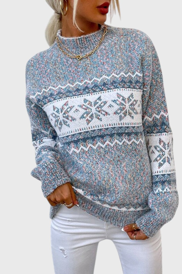 Elegant Snowflake Jumper