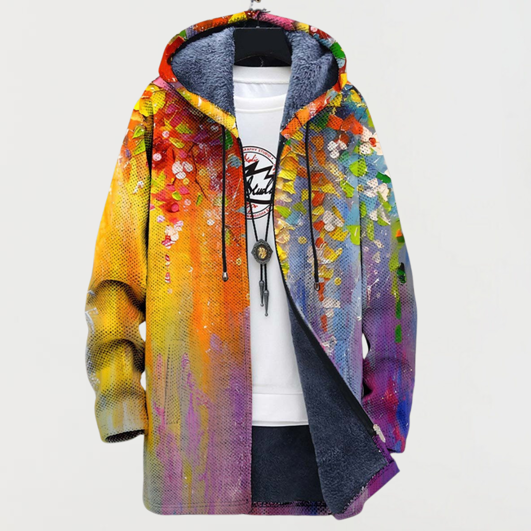 Edith™ | Hoodie with Paint Splashes