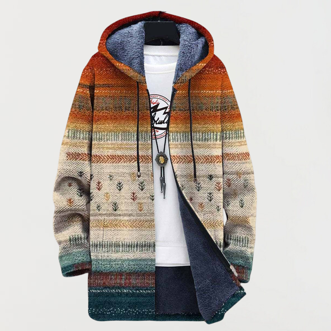 Johanna™ | Hooded Jacket in Autumn Colours