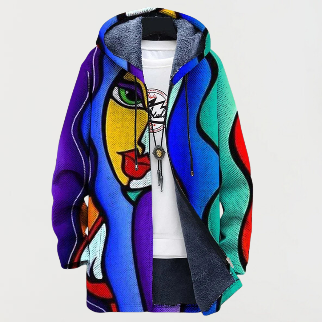 Heidi™ | Hoodie with Art Portrait