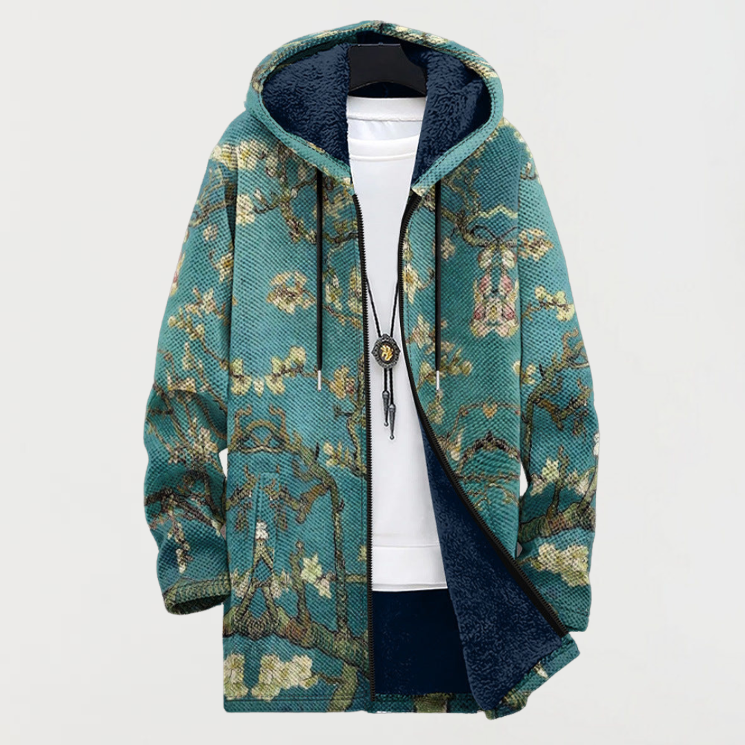 Marion™ | Hooded Jacket with Almond Blossoms