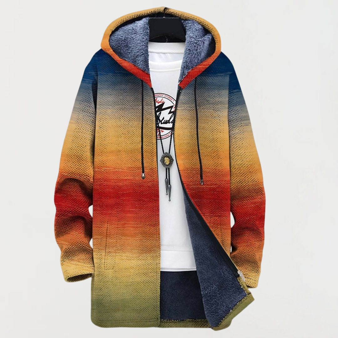 Gudrun™ | Hooded Jacket in Sunset