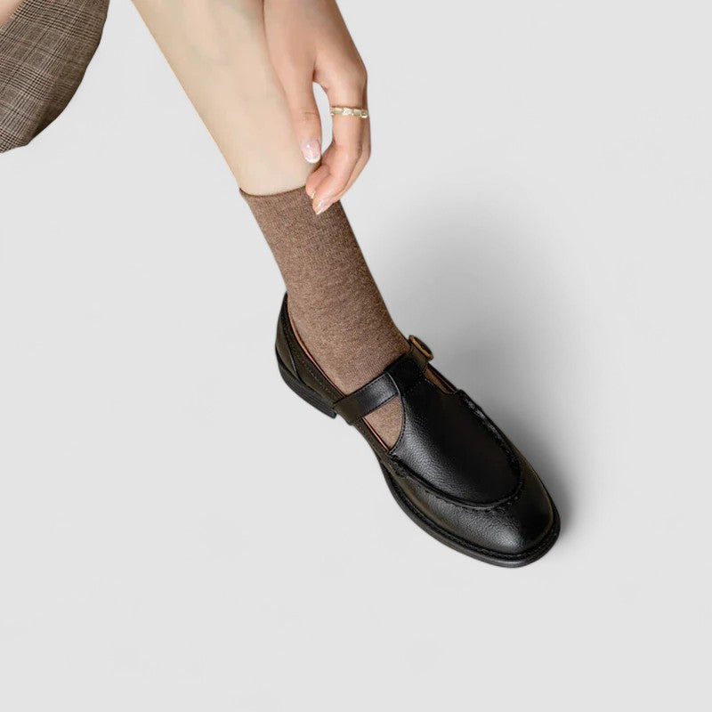 Zhelynne | Orthopaedic Mary Jane Shoes with Square Toe