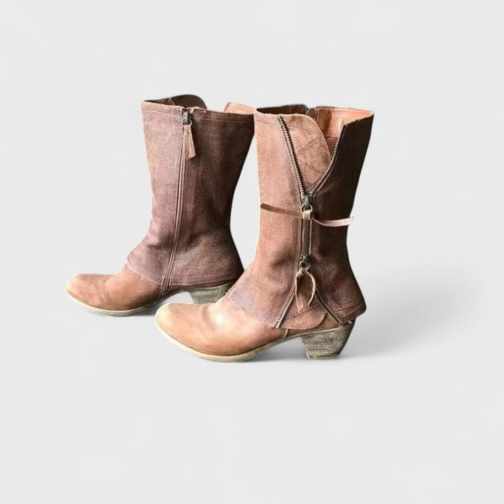 Alma - Vintage Boots to Mid-Calf