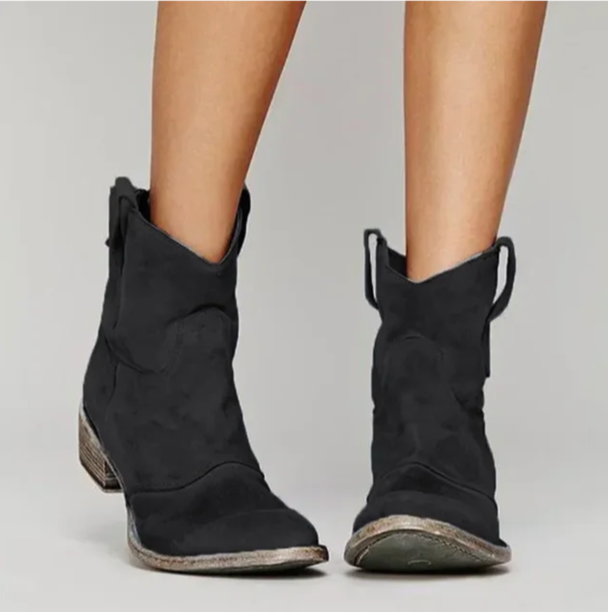 Roselle | Elegant Suede Western Boots for a Stylish Look