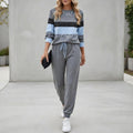 STRIPED LOUNGE SET FOR WOMEN