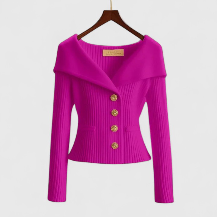 Clarisa | Elegant Knitted Jacket for Stylish Appearances
