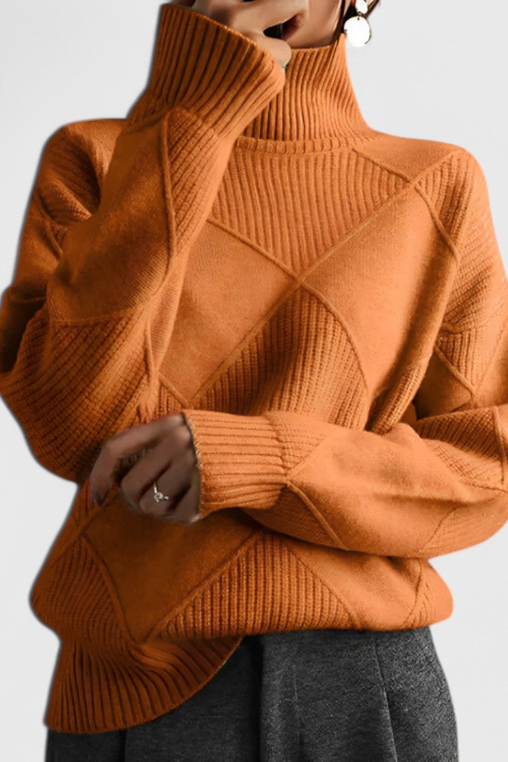 Jasmine Cashmere High Neck Jumper