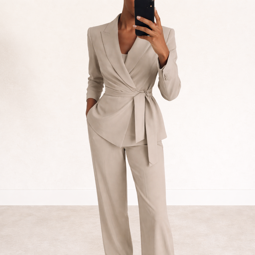 CHIC MINIMALIST SUIT FOR WOMEN