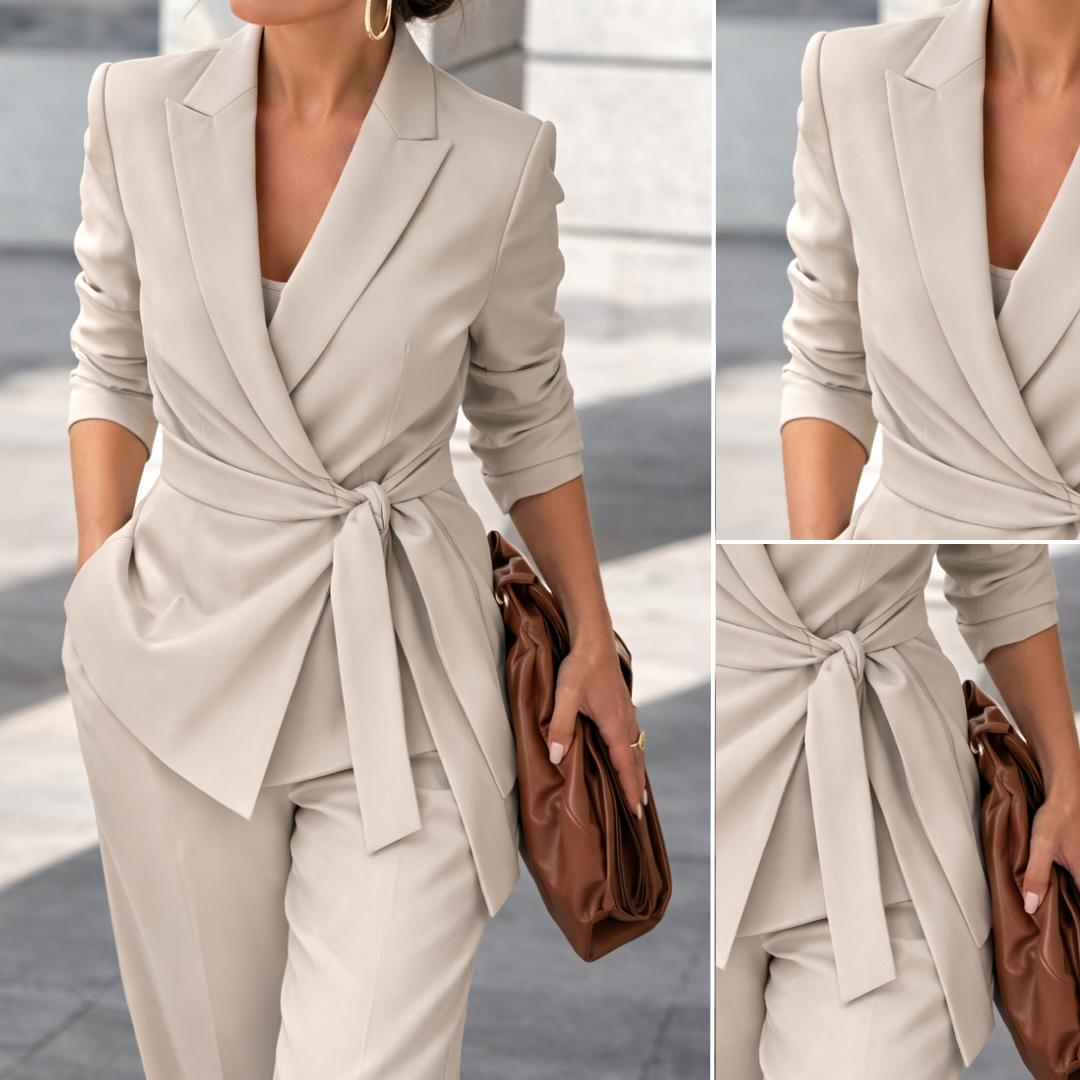 CHIC MINIMALIST SUIT FOR WOMEN