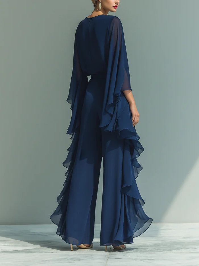CHIFFON TROUSER SET FOR WOMEN