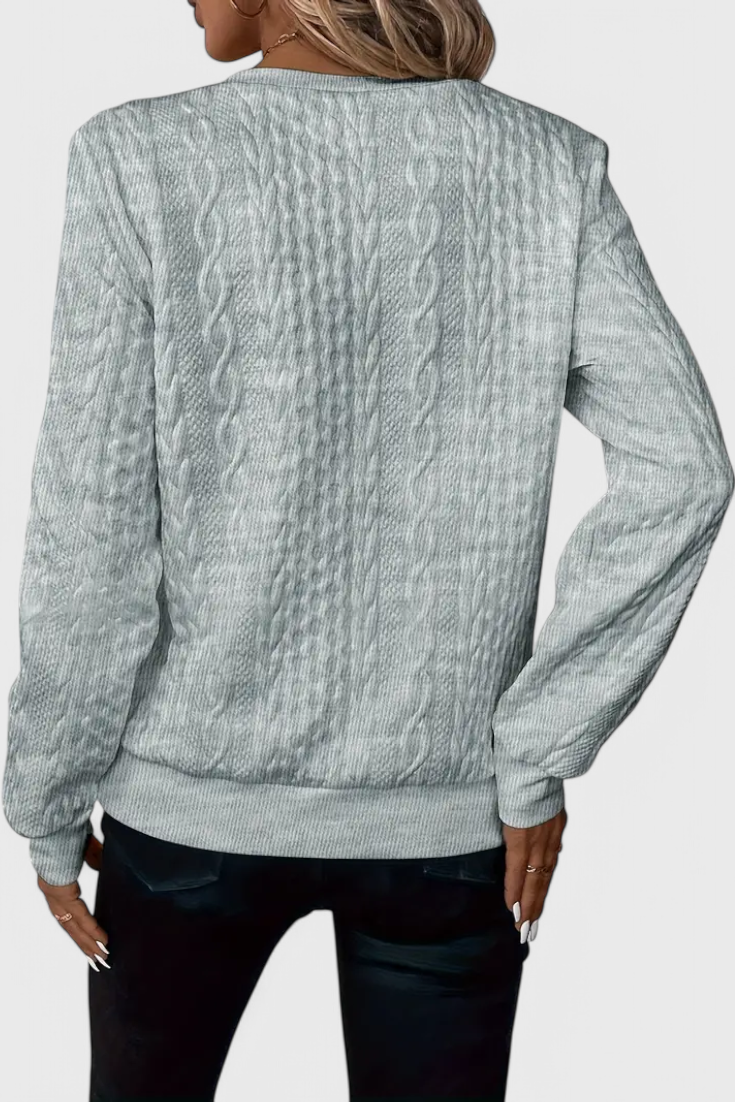 Zoey | Soft Zip Knit Jumper