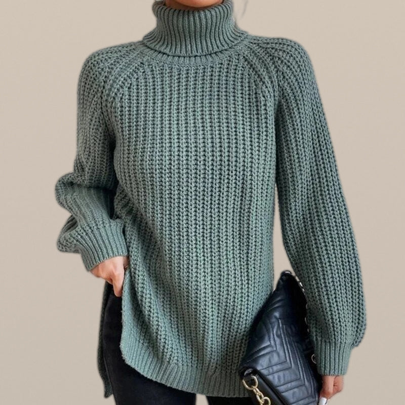 Aaliyah – Slim-Fit Roll-Neck Jumper