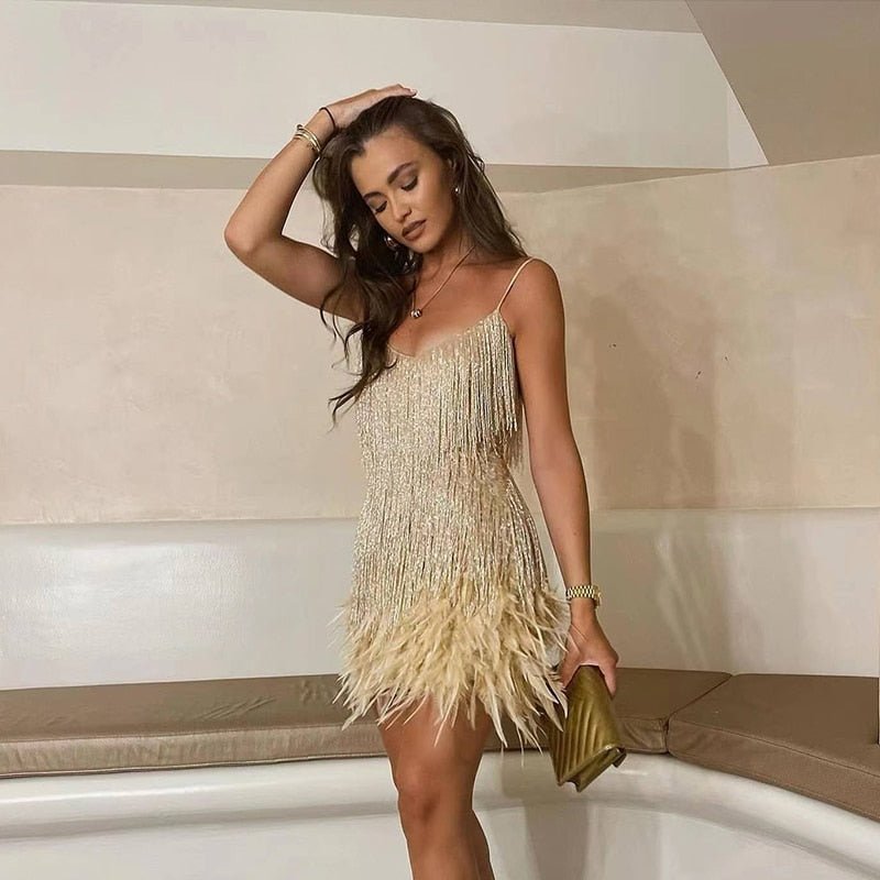 Ladies' Fringe Mini Dress