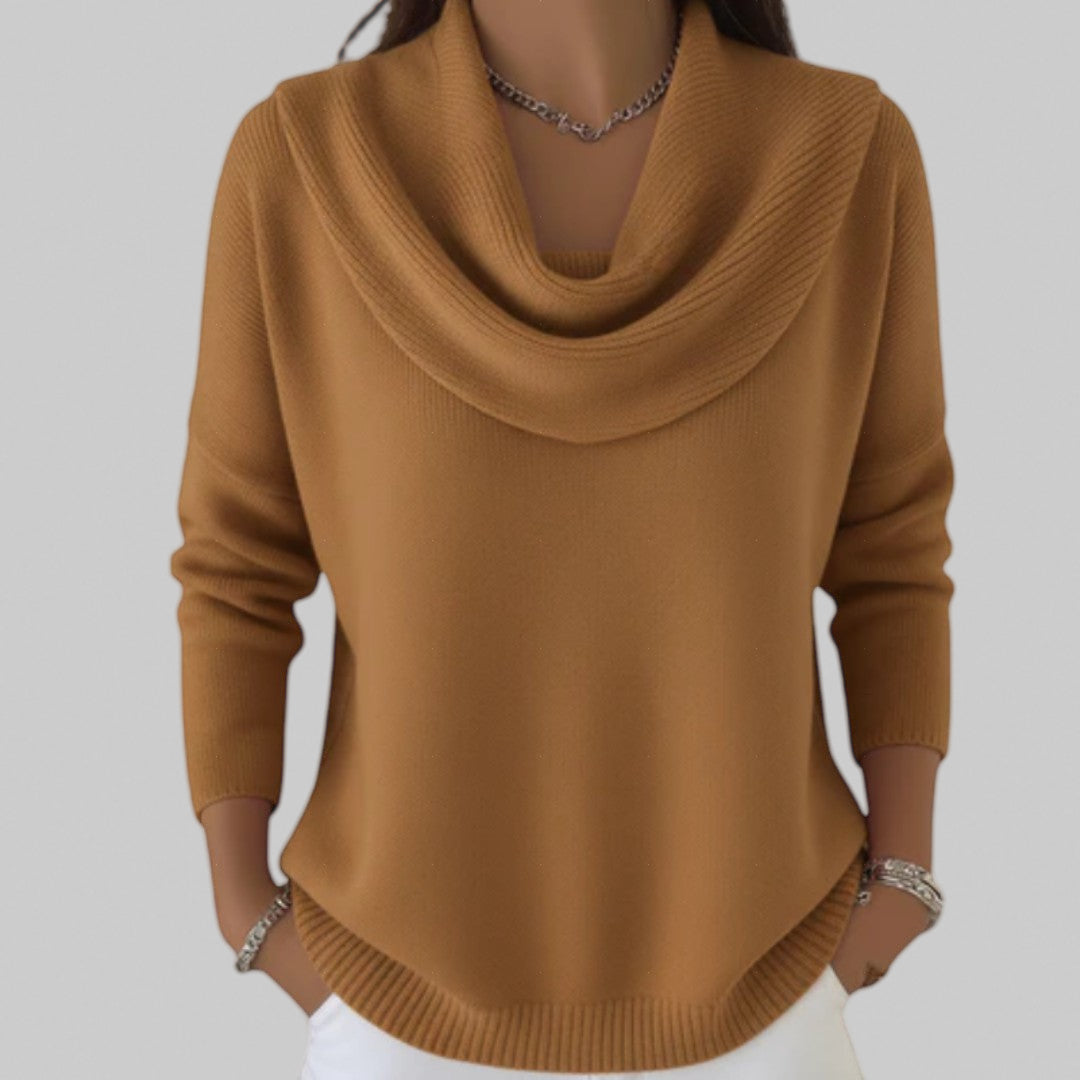 Adeline – Collared Knit Jumper