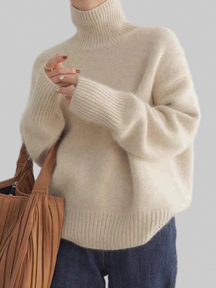 Alana – Cashmere Roll-Neck Jumper