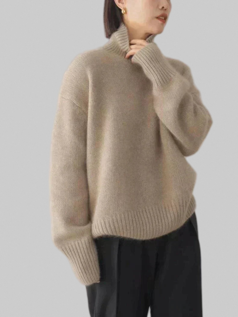 Alana – Cashmere Roll-Neck Jumper