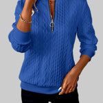 Alessia – Cable-Knit Zip Jumper