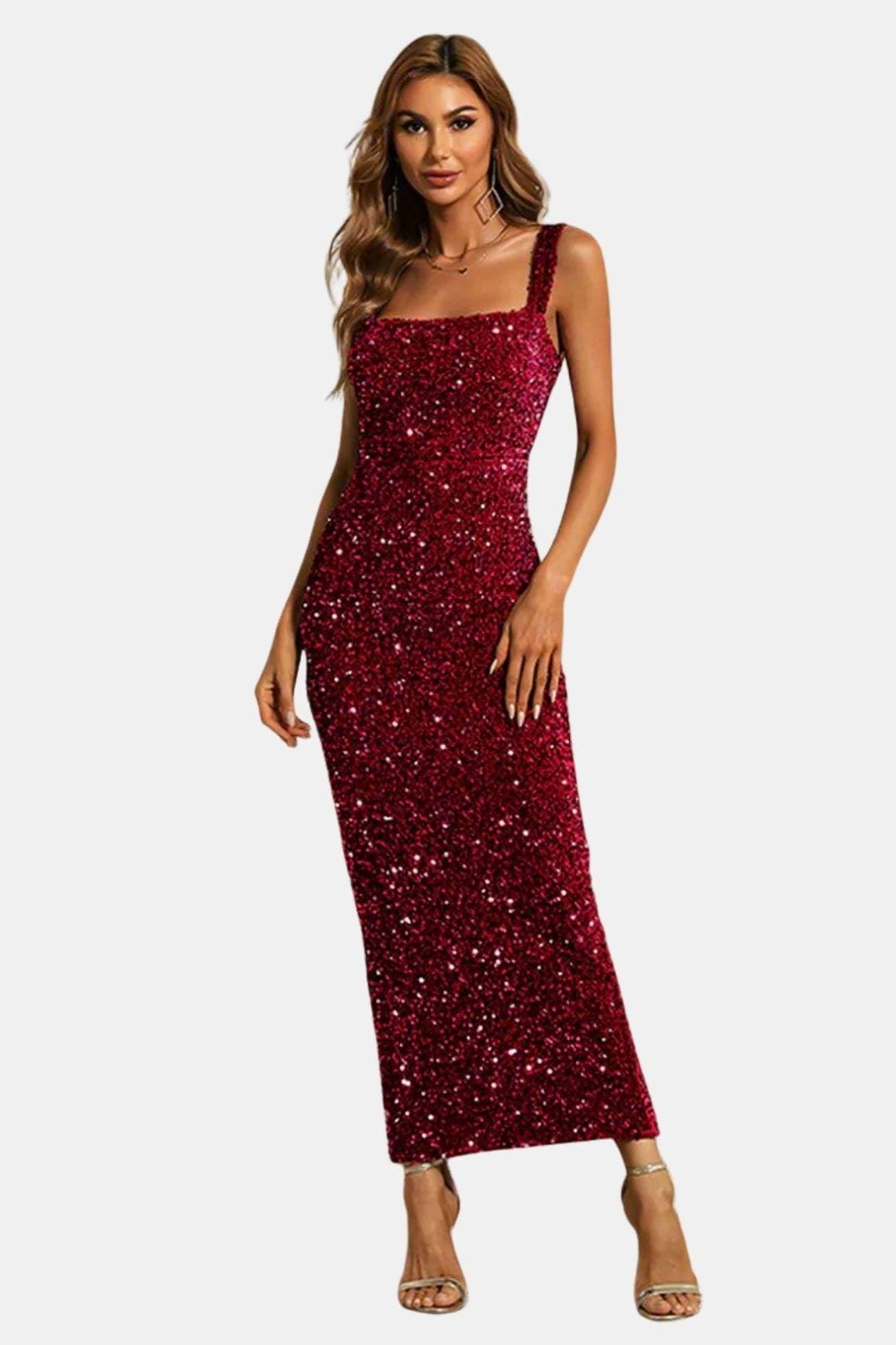 Women's Sleeveless Bodycon Maxi Dress