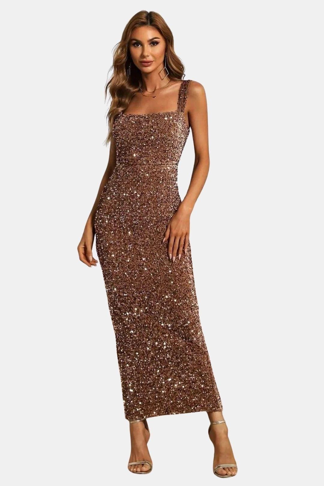 Women's Sleeveless Bodycon Maxi Dress