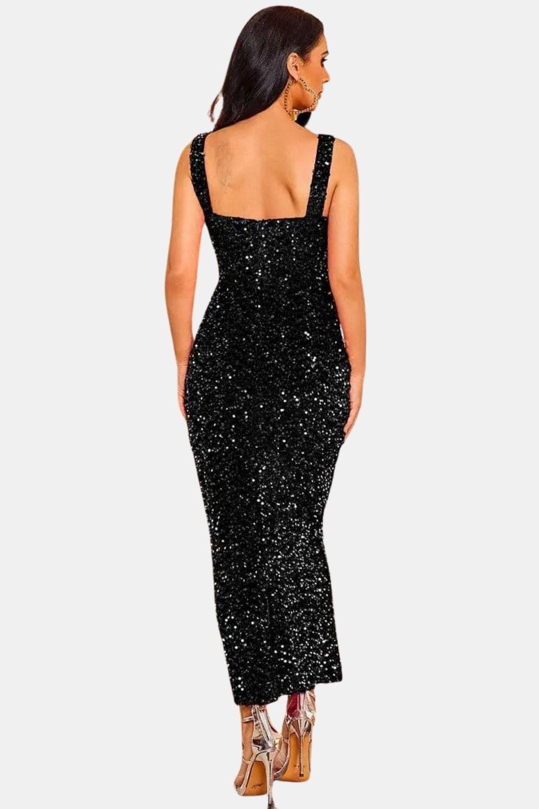 Women's Sleeveless Bodycon Maxi Dress