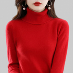 Amina – Cashmere High-Neck Jumper
