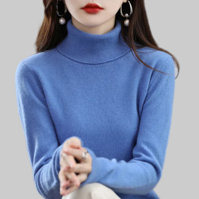 Amina – Cashmere High-Neck Jumper