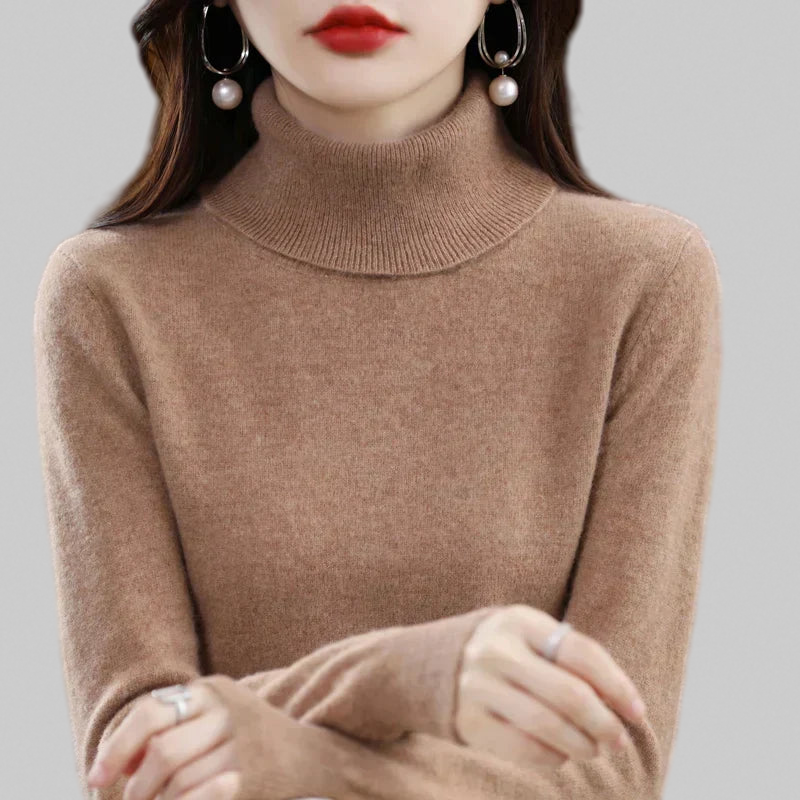Amina – Cashmere High-Neck Jumper
