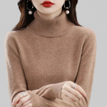 Amina – Cashmere High-Neck Jumper